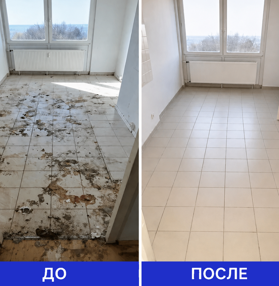 Клининг и мытьё павильонов